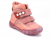 208-307,46,236,19 Тотто (Totto), ботинки демисезонние детские профилактические, байка, кожа, розовый, красный в Ставрополе