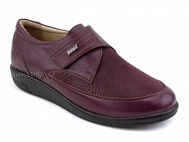231161 Сурсил-Орто (Sursil-Ortho), туфли для взрослых, кожа, стрейч, бордовый, полнота 5 в Ставрополе