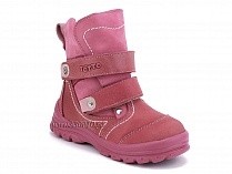215-96,87,17 Тотто (Totto), ботинки детские зимние ортопедические профилактические, мех, нубук, кожа, розовый. в Ставрополе