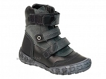 210-21,1,52Б Тотто (Totto), ботинки демисезонные утепленные, байка, черный, кожа, нубук. в Ставрополе