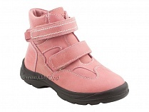 211-307 Тотто (Totto), ботинки детские зимние ортопедические профилактические, мех, кожа, розовый. в Ставрополе