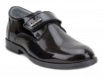 51218-1 ШагоВита (Shagovita), туфли подростковые ортопедические профилактические,  кожа, лак, черный в Ставрополе