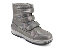А35-100-4 Сурсил (Sursil-Ortho), ботинки подростковые ортопедические с высоким берцем, зимние,  шерсть, кожа, текстиль, серый в Ставрополе