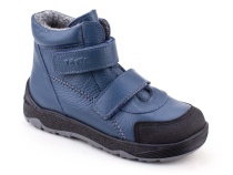 2458-702 Тотто (Totto), ботинки детские утепленные ортопедические профилактические, кожа, джинс в Ставрополе