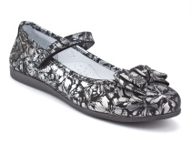 36-250 Азрашуз (Azrashoes), туфли подростковые ортопедические профилактические, кожа, черный, серебро в Ставрополе