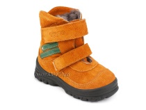 203-85,044 Тотто (Totto), ботинки зимние, оранжевый, зеленый, натуральный мех, замша. в Ставрополе