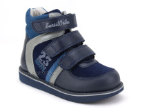 23-251  Сурсил (Sursil-Ortho), ботинки неутепленные с высоким берцем, кожа , нубук, синий, голубой в Ставрополе