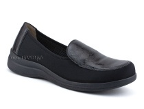 84-52Т-22-402/30 Рикосс (Ricoss) туфли для взрослых, кожа, лак, текстиль, черный, полнота 9 в Ставрополе